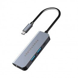 POWERLOGY USB-C HUB 4 IN 1